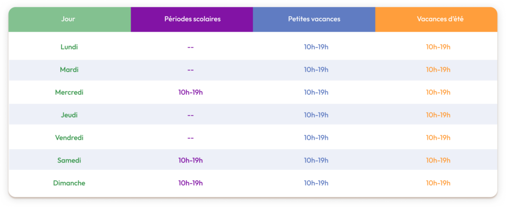 Horaires et tarifs Kids Antibes image 2